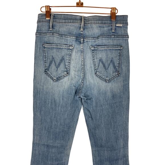 MOTHER Women's The Hustler II Ankle Length Step Fray Thunderstruck Wash Size 28 - Picture 6 of 10